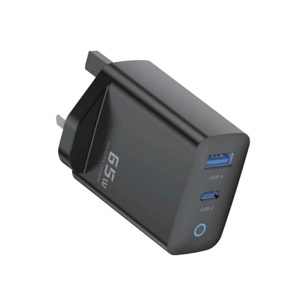 Toocki 65w gan charger usb-a+usb-c