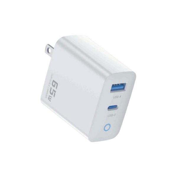 Toocki 65w gan charger usb-a+usb-c - Image 2