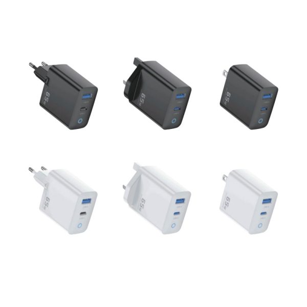 Toocki 65w gan charger usb-a+usb-c - Image 5