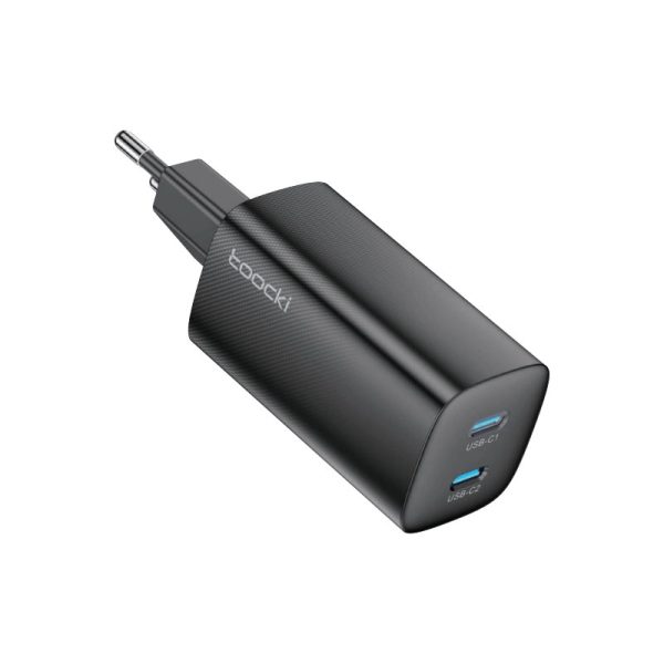 Toocki 65w gan charger dual usb-c