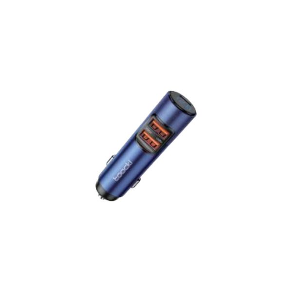 Toocki 72w digital display car charger 2 usb-a+usb-c - Image 2
