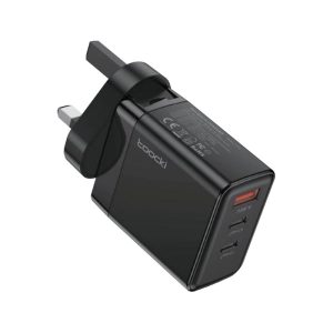 Toocki 65w gan charger 2 usb-c+usb-a