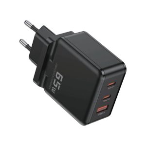 Toocki 65w gan charger 2 usb-c+usb-a
