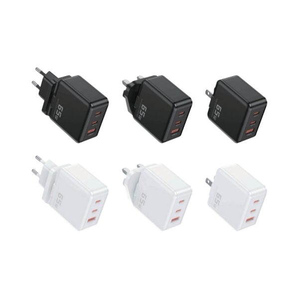 Toocki 65w gan charger 2 usb-c+usb-a - Image 5