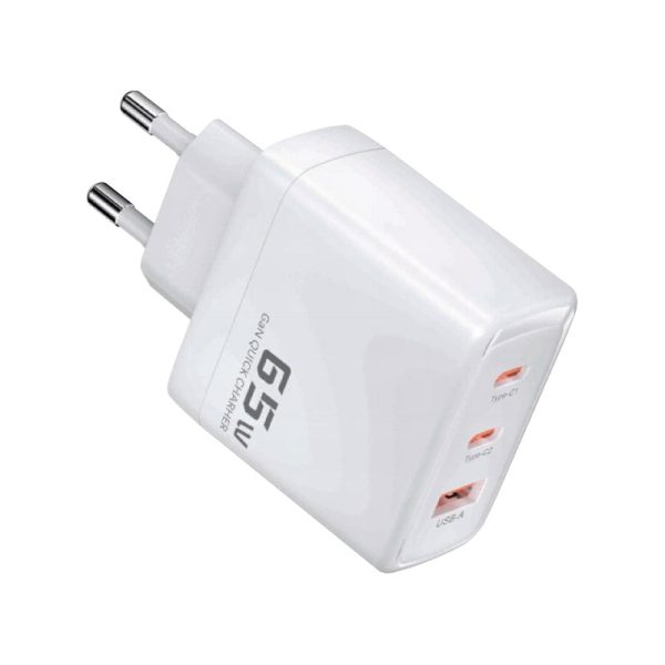 Toocki 65w gan charger 2 usb-c+usb-a - Image 2