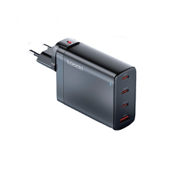Toocki 100w gan wall charger usb-a+3 usb-c - Image 6