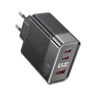 Toocki 65w gan charger 2 usb-c+usb-a