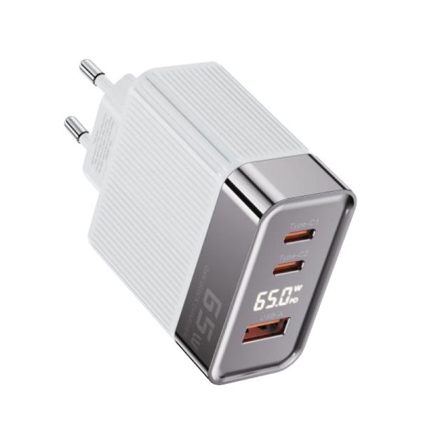 Toocki 65w gan charger 2 usb-c+usb-a - Image 3
