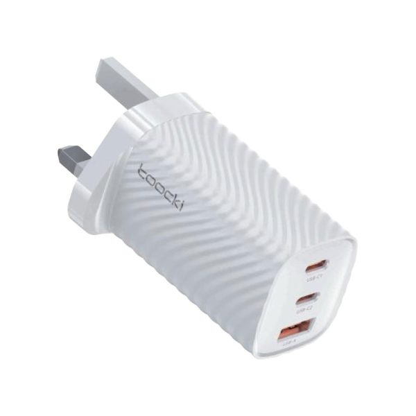 Toocki 65w gan charger 2 usb-c+usb-a - Image 2