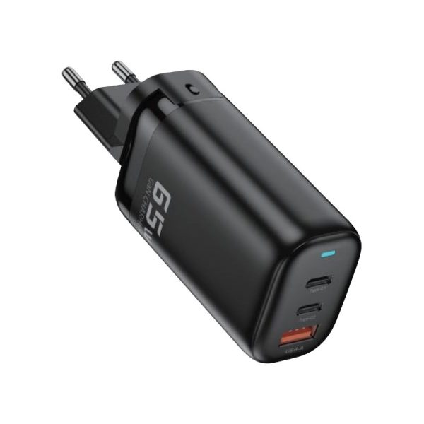Toocki yv run 65w gan charger 2 usb-c+usb-a - Image 3