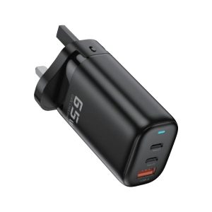 Toocki yv run 65w gan charger 2 usb-c+usb-a