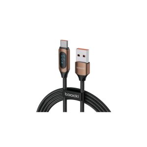 Toocki digital display usb-a to usb-c cable 6a