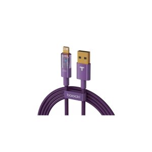 Toocki transparent usb-a to ip cable 2.4a