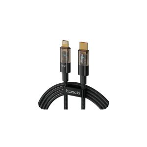 Toocki transparent usb-c to ip cable 20w