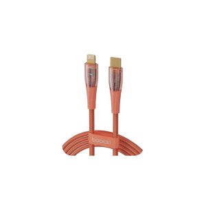 Toocki transparent usb-c to ip cable 20w