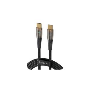 Toocki transparent usb-c to usb-c cable 60w
