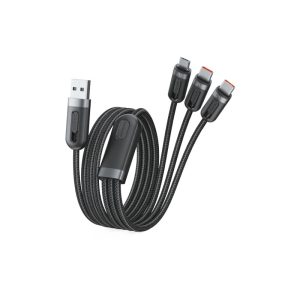 Toocki 3-in-1 usb data cable 66w