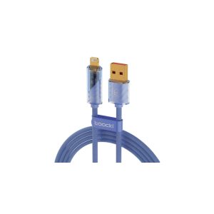 Toocki transparent usb-c to usb-c cable 2.4a