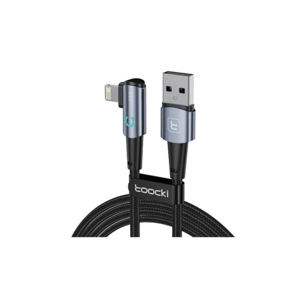 Toocki elbow usb-a to ip cable 2.4a