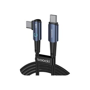 Toocki elbow usb-c to usb-c cable 60w