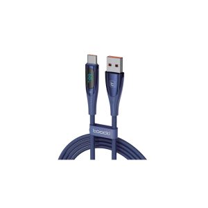 Toocki digital display usb-a to usb-c cable 6a