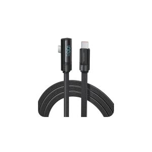 Toocki digital display usb-c to usb-c cable 100w
