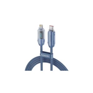 Toocki transparent digital display usb-c to ip cable 20w